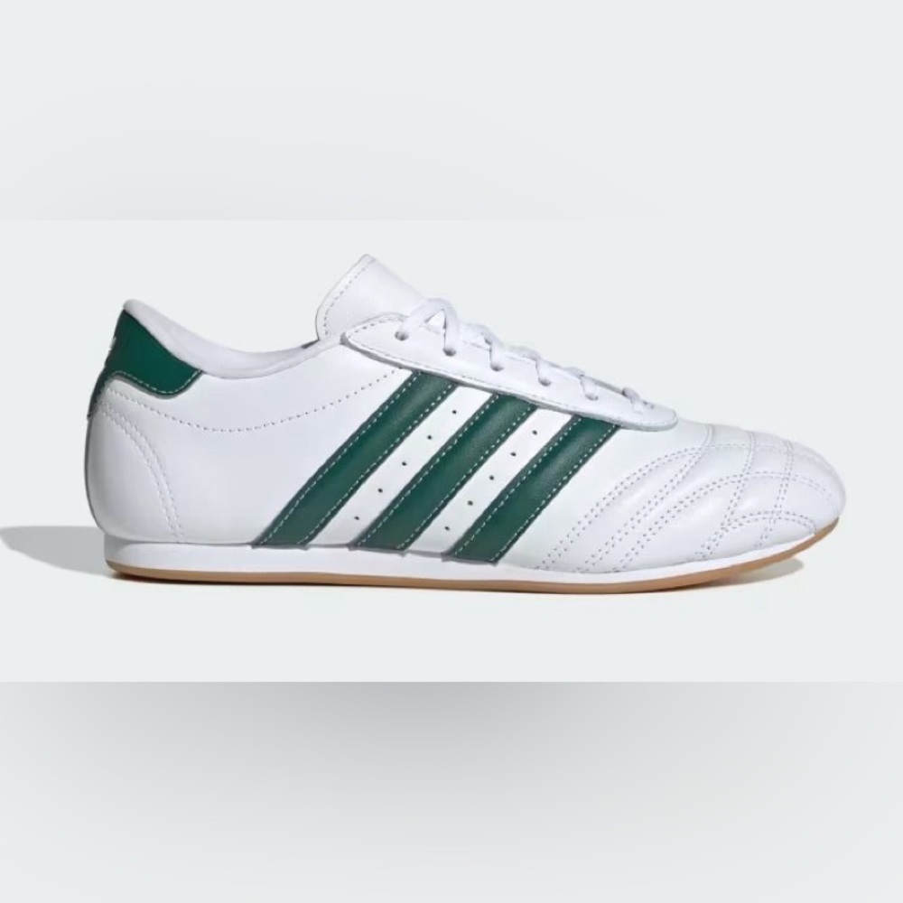 Adidas  lady’s  White and Green Sneakers